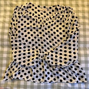 LOFT Polka Dot Blouse